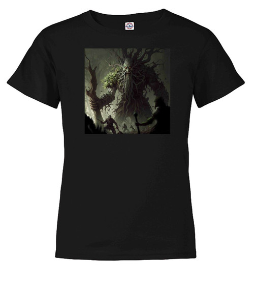 Black image for Forest Lord in Battle Fantasy Youth/Toddler T-Shirt