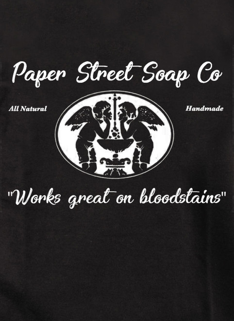Closeup image for Works great on bloodstains Juniors V-Neck T-Shirt