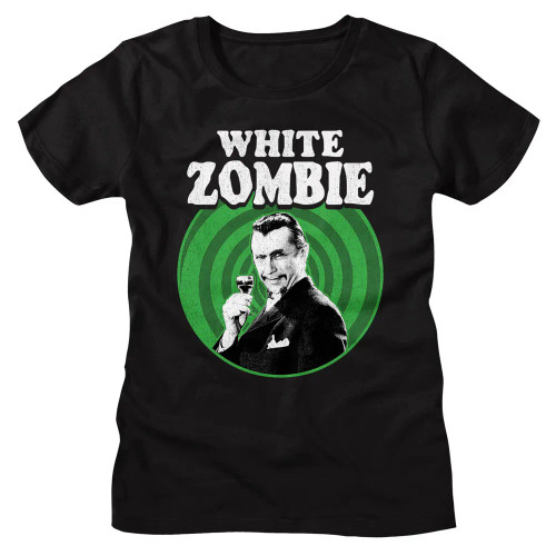 Bela Lugosi Girls (Juniors) T-Shirt - White Zombie Cheers