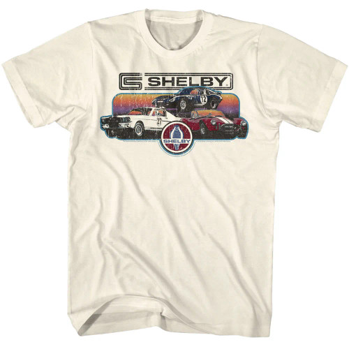 Shelby Cobra T Shirt - Gradient Collage