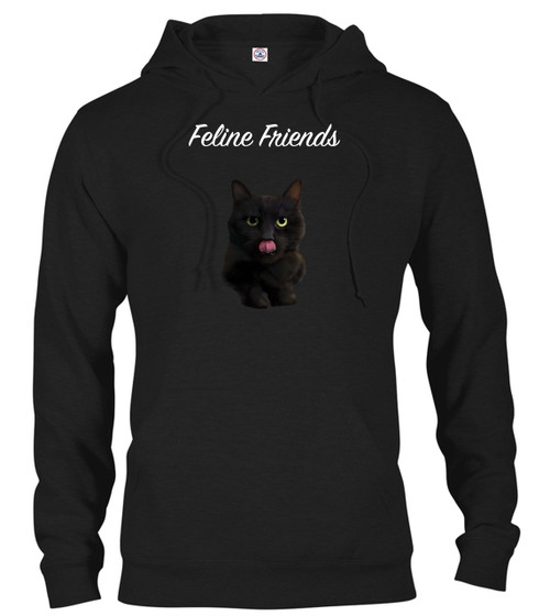 Black image for Black Cat Hoodie