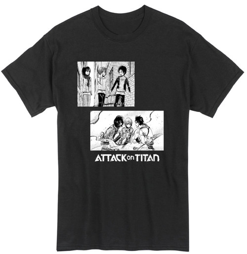 Image for Attack on Titan T-Shirt - Eren, Mikasa, Armin