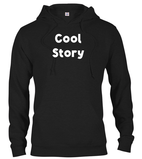 Black image for Cool Story Hoodie