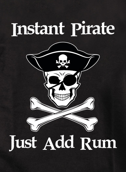 Closeup image for Instant Pirate Just Add Rum Hoodie