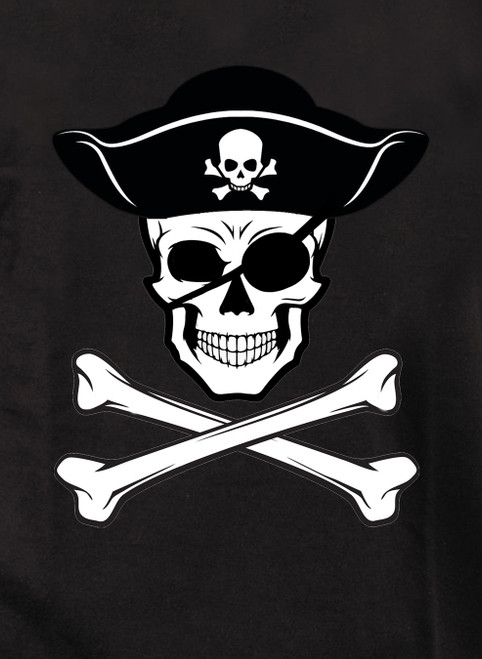 Closeup image for Pirate Jolly Roger Hoodie