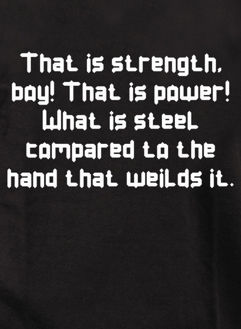 Closeup image for The Strength of Steel Juniors V-Neck T-Shirt