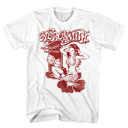 Aerosmith T-Shirt - White Permanent Vacation