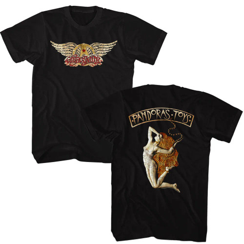 Aerosmith T-Shirt - Pandora's Toys Front Back