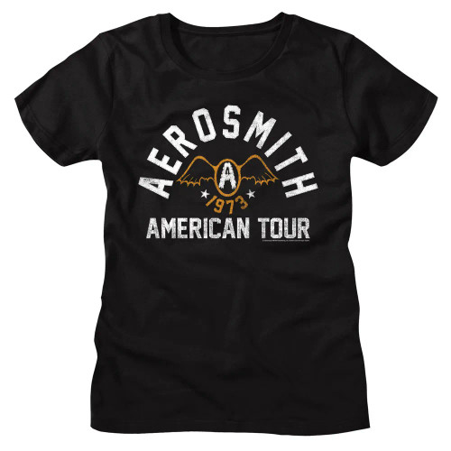 Aerosmith Girls T-Shirt - 1973 American Tour