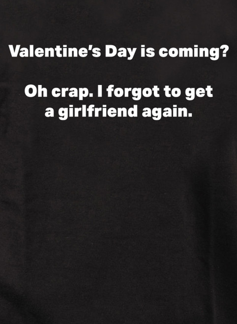 Closeup image for Valentine's Day is coming? Oh crap. I forgot to get a girlfriend again Hoodie