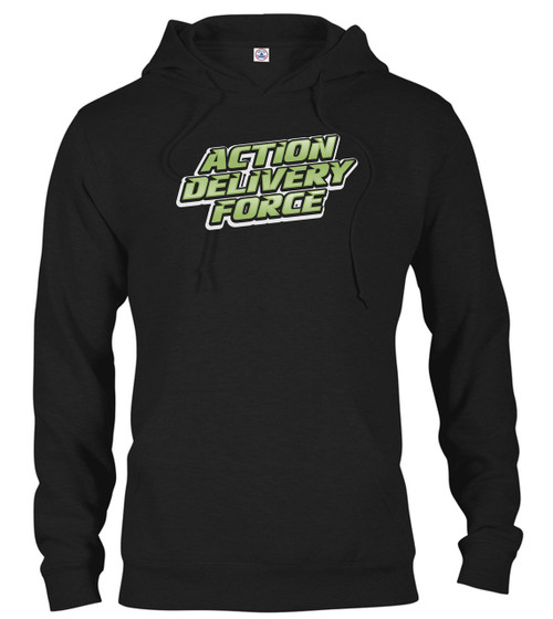 Black Action Delivery Force Hoodie