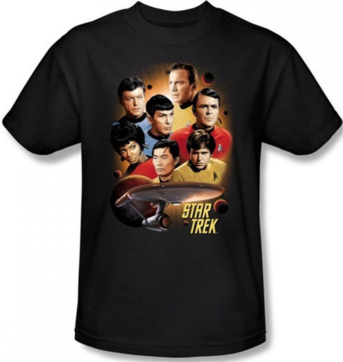 Image Closeup for Star Trek T-Shirt - Heart of the Enterprise