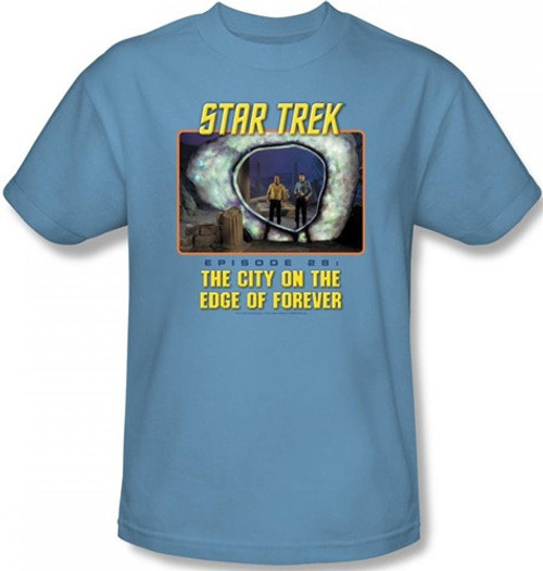Image Closeup for Star Trek Episode T-Shirt - Episode 28 The City on the Edge of Forever