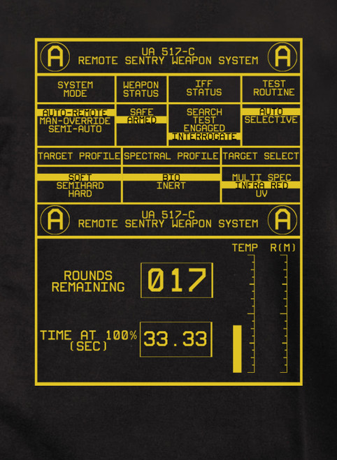 Closeup image for Remote Sentry Control T-Shirt