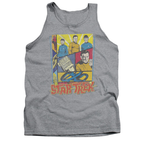 Image for Star Trek Tank Top - Vintage Comic Collage