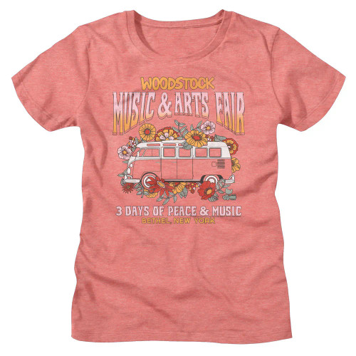 Woodstock Girls T-Shirt - Floral Van