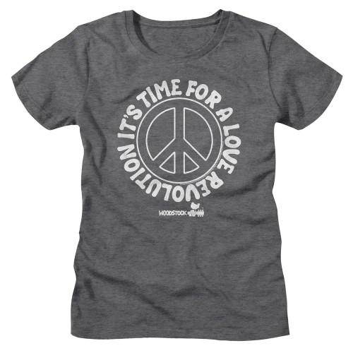 Woodstock Girls T-Shirt - Love Revolution Peace Sign