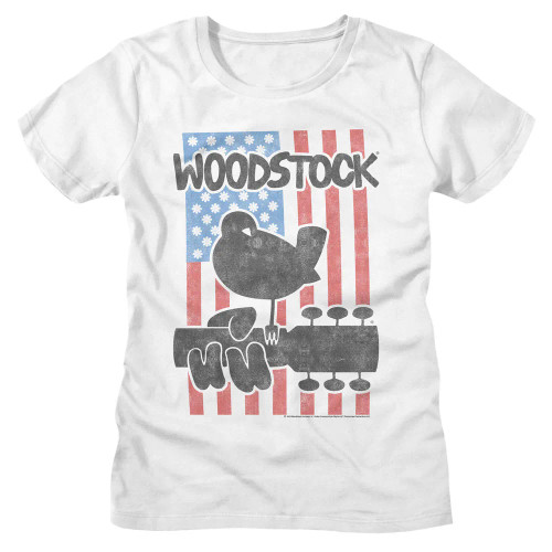 Woodstock Girls T-Shirt - Flower Flag