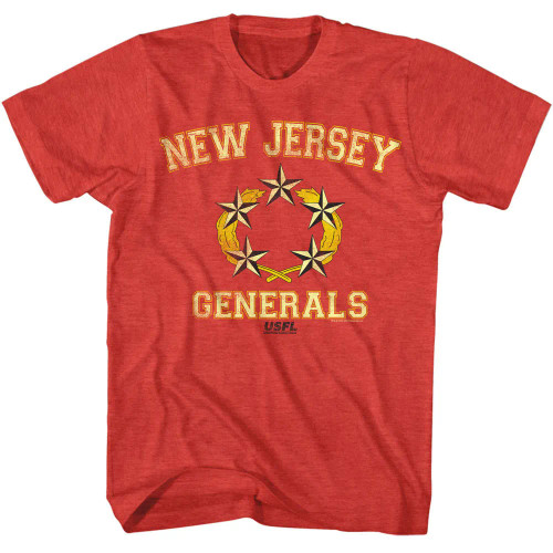 U.S. Football League T Shirt - Generals New Jersey
