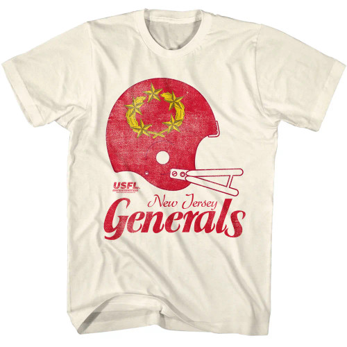 U.S. Football League T Shirt - New Jersey Logo Tee