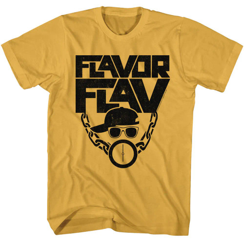 Flavor Flav T-Shirt - Hat Glasses Clock