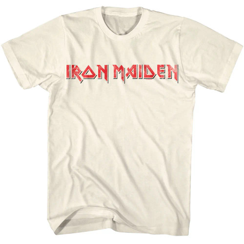 Iron Maiden T-Shirt - Red Black Logo