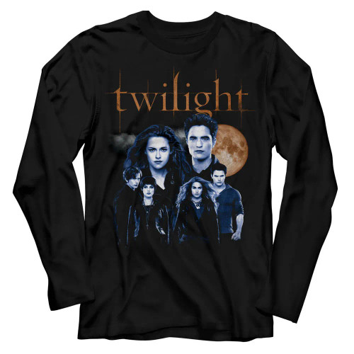 Twilight IV Long Sleeve T Shirt - Cullen Family With Moon