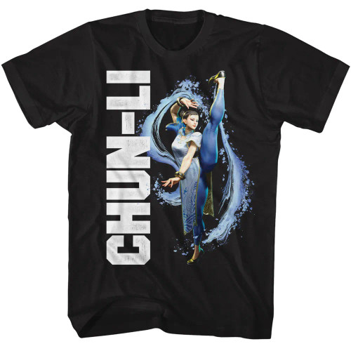 Street Fighter T-Shirt - Chun-Li Splatter Kick