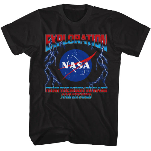 NASA T Shirt - Exploration Lightning