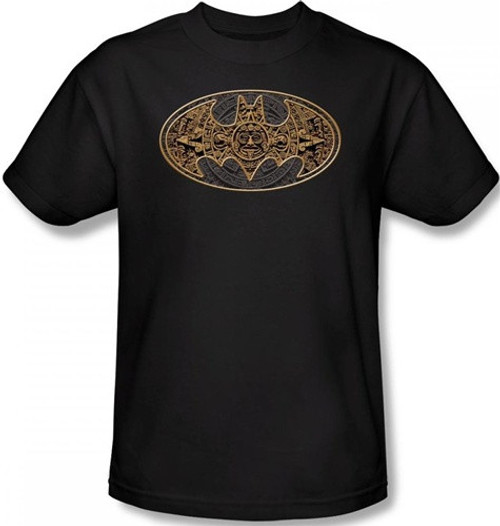 Image Closeup for Batman T-Shirt - Aztec Bat Logo