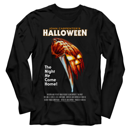 Halloween Long Sleeve T Shirt - Movie Poster