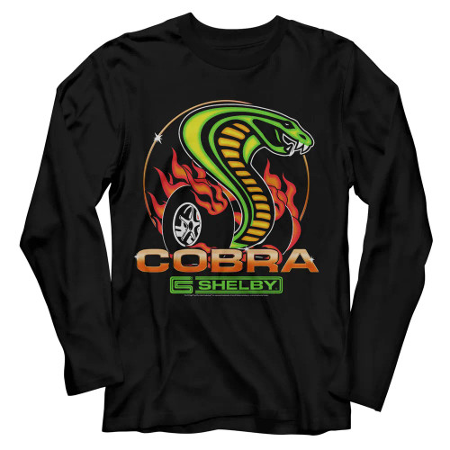 Shelby Cobra Long Sleeve Shirt - Dragon Snake Burnout