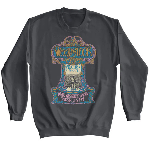 Woodstock Long Sleeve Sweatshirt - Nouveau Poster