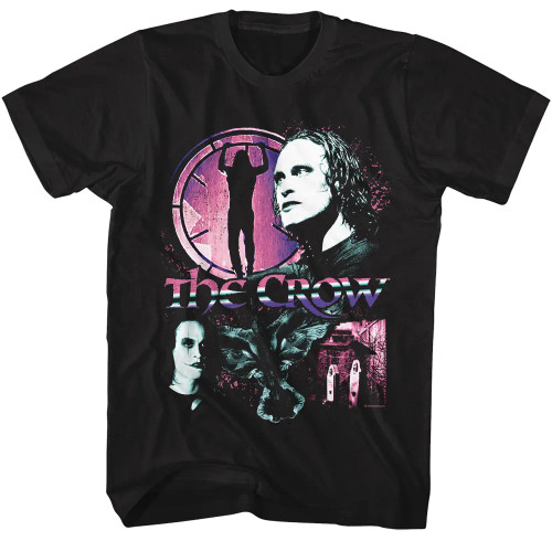 The Crow T-Shirt - Gradient Collage