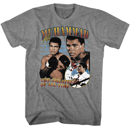 Muhammad Ali T-Shirt - Graphite Collage