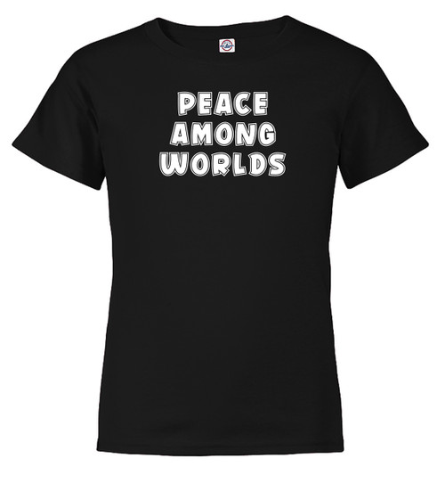Black image for Peace Among Worlds Youth/Toddler T-Shirt