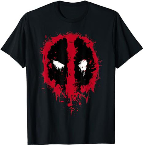 Image for Deadpool T-Shirt - Splatter Logo