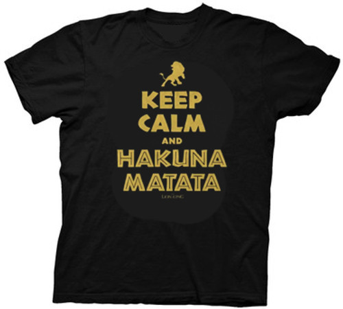 Image for The Lion King Keep Calm and Hakuna Matata T-Shirt