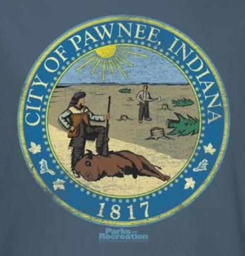 Parks & Rec Distressed Pawnee Seal T-Shirt