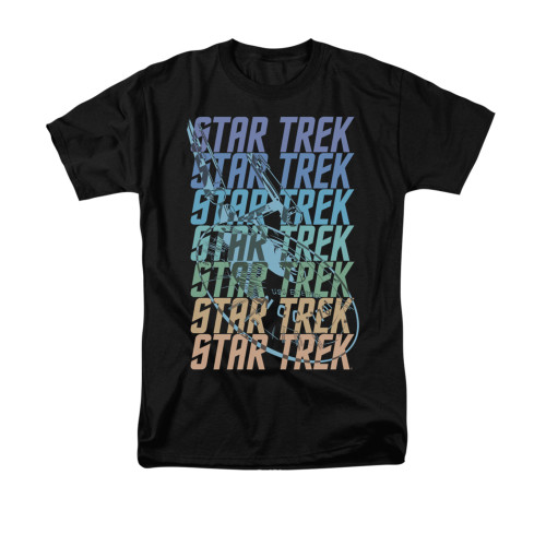 Image for Star Trek T-Shirt - Multi Logo Enterprise