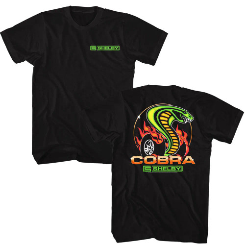 Shelby Cobra T Shirt - Dragon Snake Front and Back