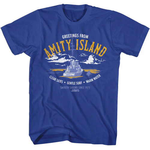 Jaws T-Shirt - Greetings From Amity Island