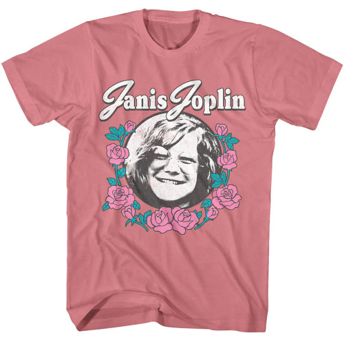 Janis Joplin T-Shirt - Roses