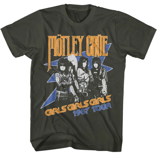 Motley Crue T-Shirt - Girls Girls Girls 1987 Tour