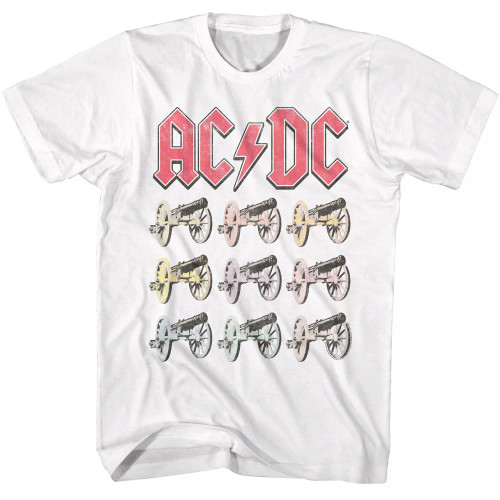 AC/DC T-Shirt - Multi Color Cannons