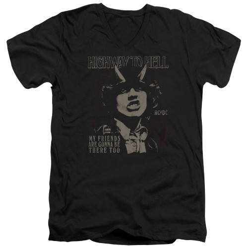 Image for AC/DC V Neck T-Shirt - My Friends