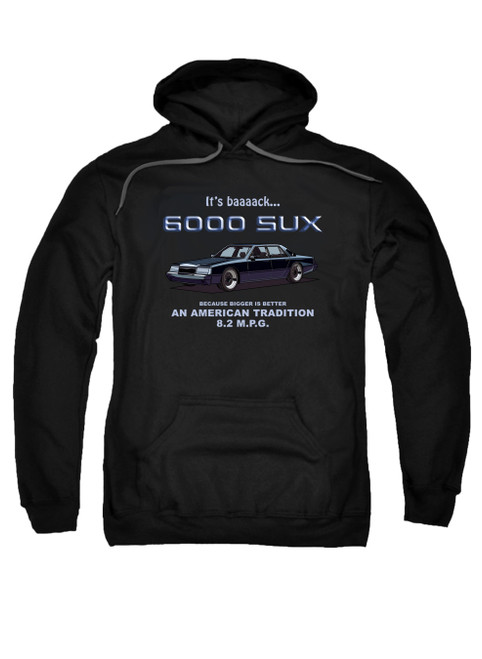 Image for 6000 SUX Bigger is Better Hoodie on Black