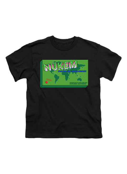 Image for Nukem the Board Game Youth/Toddler T-Shirt on Black