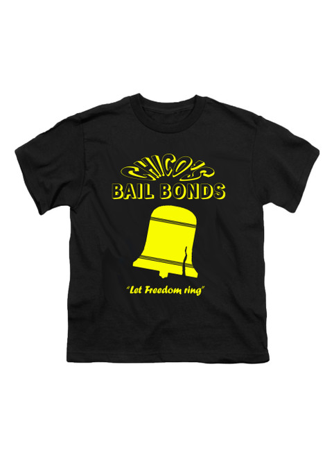 Image for Chico's Bail Bonds Youth/Toddler T-Shirt on Black
