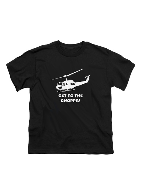 Image for Get to the choppa! Youth/Toddler T-Shirt on Black